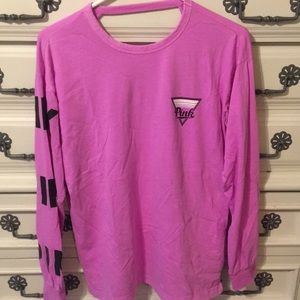 Victoria secret pink long sleeve T with open back